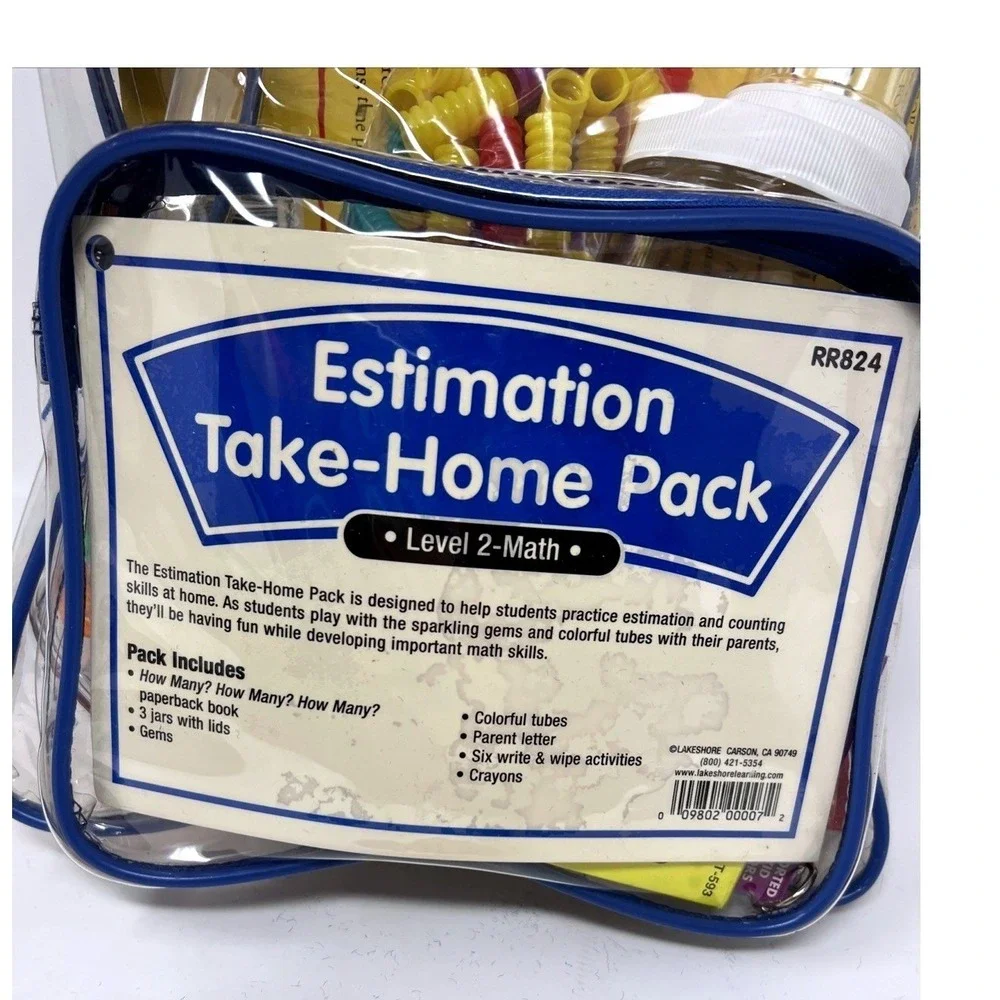 NEW Lakeshore Estimation Take-Home Pack RR824 Level 2 Math Complete Estimating